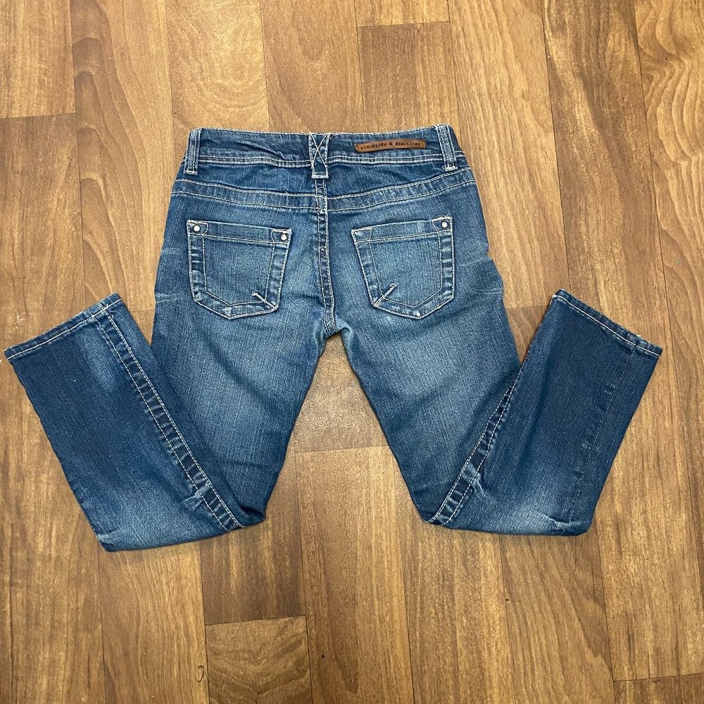 Standards And Practices Women's Size 25 Juniors Size 3 Stretch Crop Capri Jeans